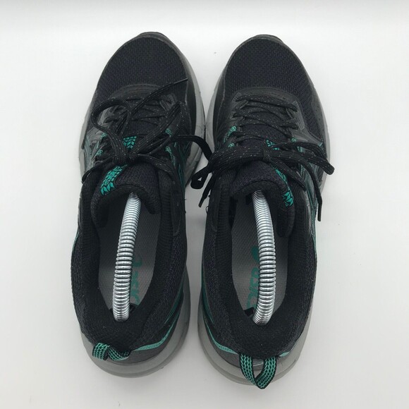 Asics Gel-Venture 8 Running Shoes 1012B230 Women's size 8.5 Black Teal Sneakers - Picture 6 of 9